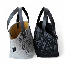 Load image into Gallery viewer, Mae Silkscreen Printed Harris Tweed Tote Bag