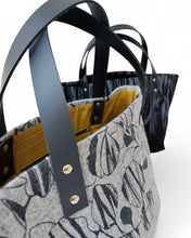 Load image into Gallery viewer, Mae Silkscreen Printed Harris Tweed Tote Bag