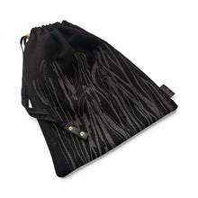 Load image into Gallery viewer, Silkscreen Printed Harris Tweed Drawstring Bag