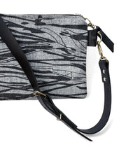 Load image into Gallery viewer, Silkscreen Printed Harris Tweed Messenger Bag