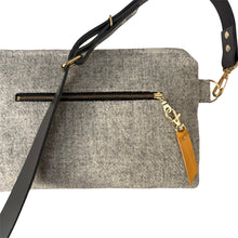 Load image into Gallery viewer, Silkscreen Printed Harris Tweed Messenger Bag