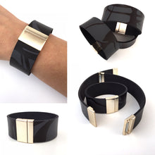 Load image into Gallery viewer, Silkscreen Printed Leather Cuff