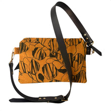 Load image into Gallery viewer, Silkscreen Printed Harris Tweed Messenger Bag