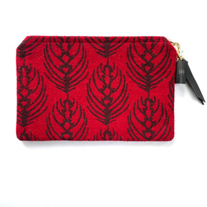 Amelia Silkscreen Printed Harris Tweed Pouch