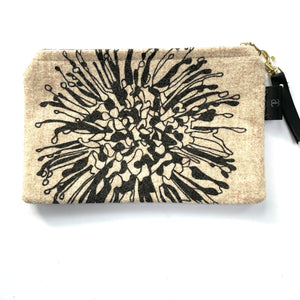 Amelia Silkscreen Printed Harris Tweed Pouch