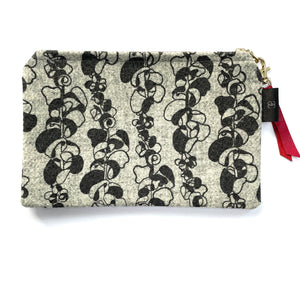 Amelia Silkscreen Printed Harris Tweed Pouch