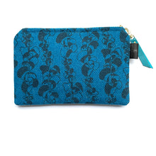 Load image into Gallery viewer, Annie Silkscreen Printed Harris Tweed Clutch Pouch