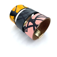 Load image into Gallery viewer, Silkscreen Printed Leather Cuff